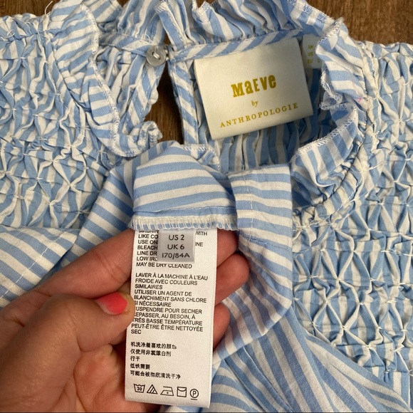 Anthropologie Maeve Modern Peasant Blouse - Picture 6 of 6